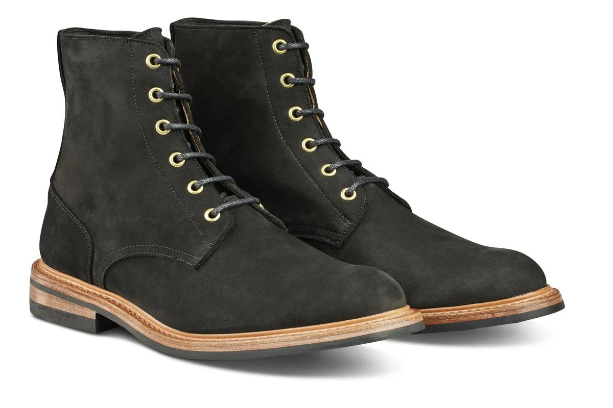 Bernwood Logger Boot - Black Hydro Nubuck - Image 3