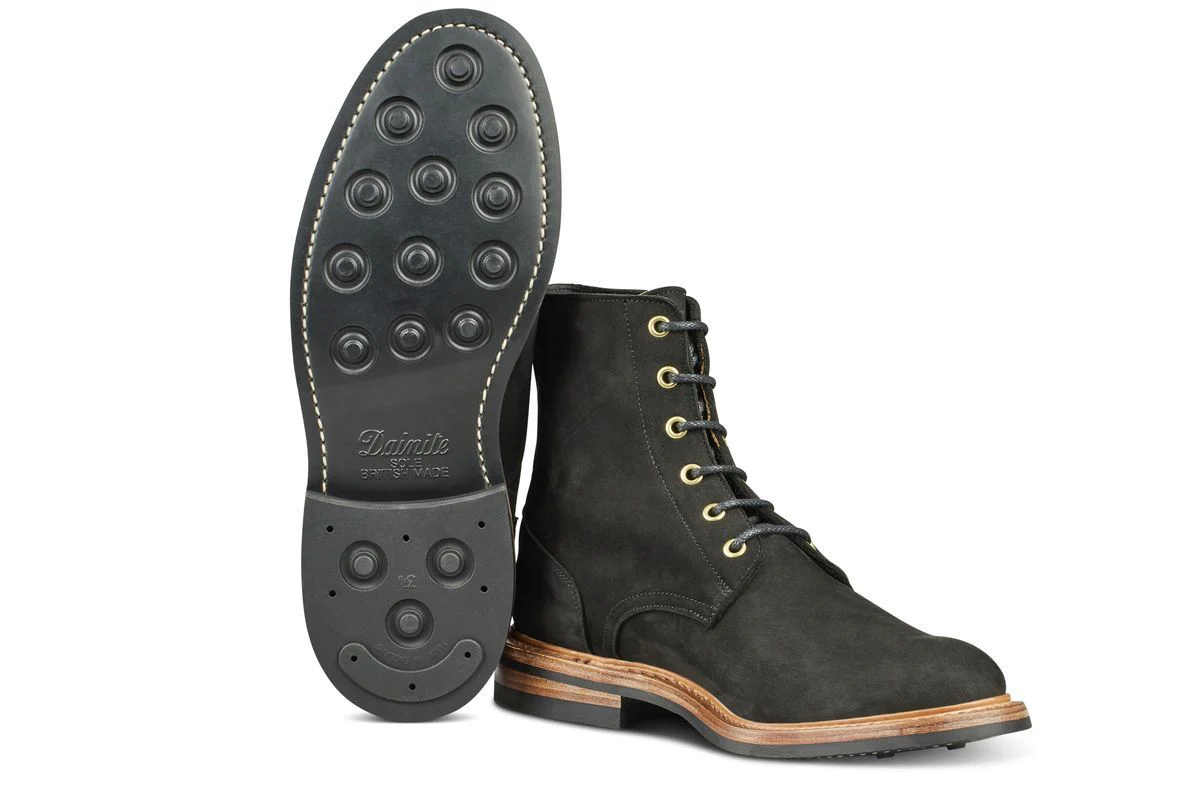 Bernwood Logger Boot - Black Hydro Nubuck - Image 5