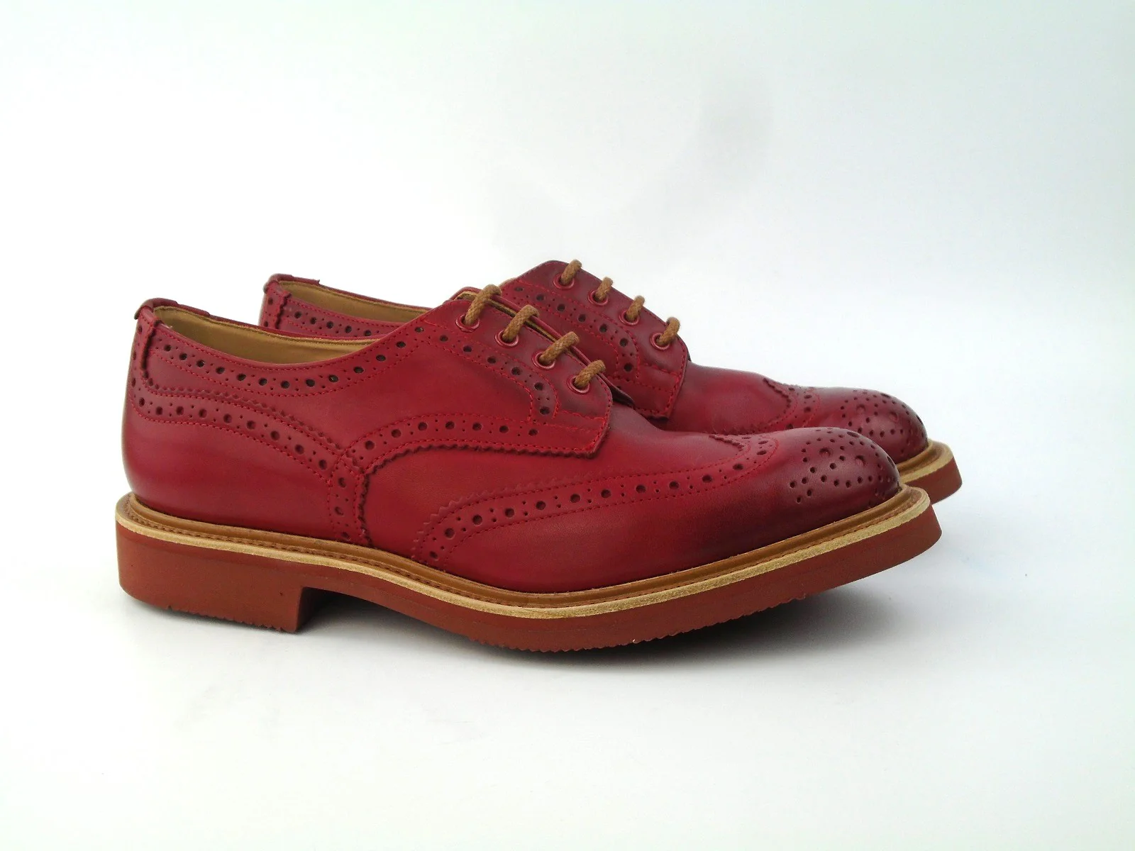 Bourton Country Shoe - Red Funchal - Image 4