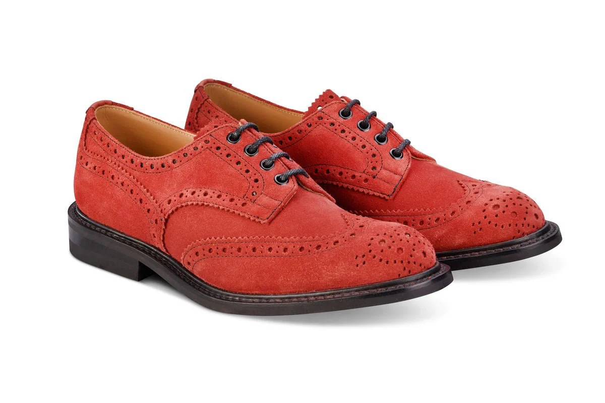 Bourton Country Shoe - Red Ox Reversed Suede - Image 3