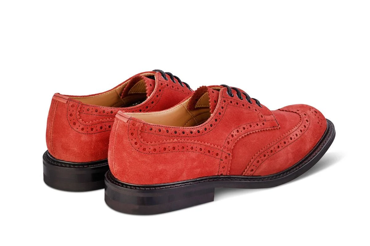 Bourton Country Shoe - Red Ox Reversed Suede - Image 4
