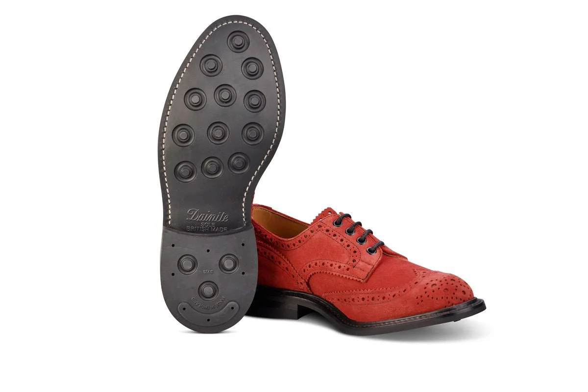 Bourton Country Shoe - Red Ox Reversed Suede - Image 5
