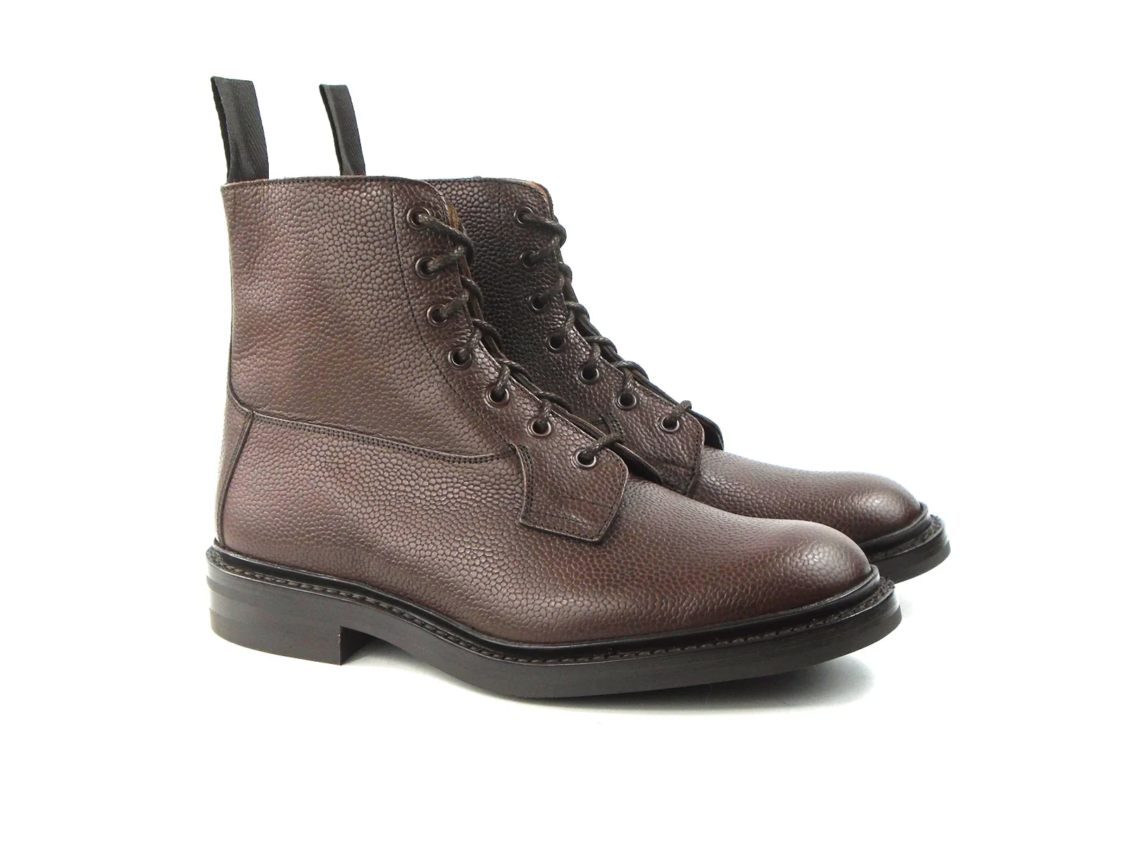 Burford Country Boot - Dark Brown Olivvia Scotch Grain - Image 3