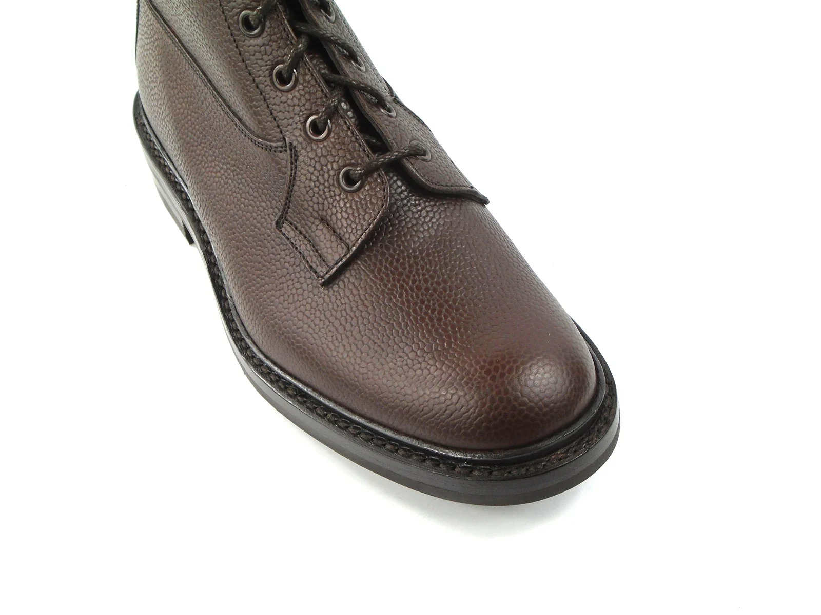 Burford Country Boot - Dark Brown Olivvia Scotch Grain - Image 5