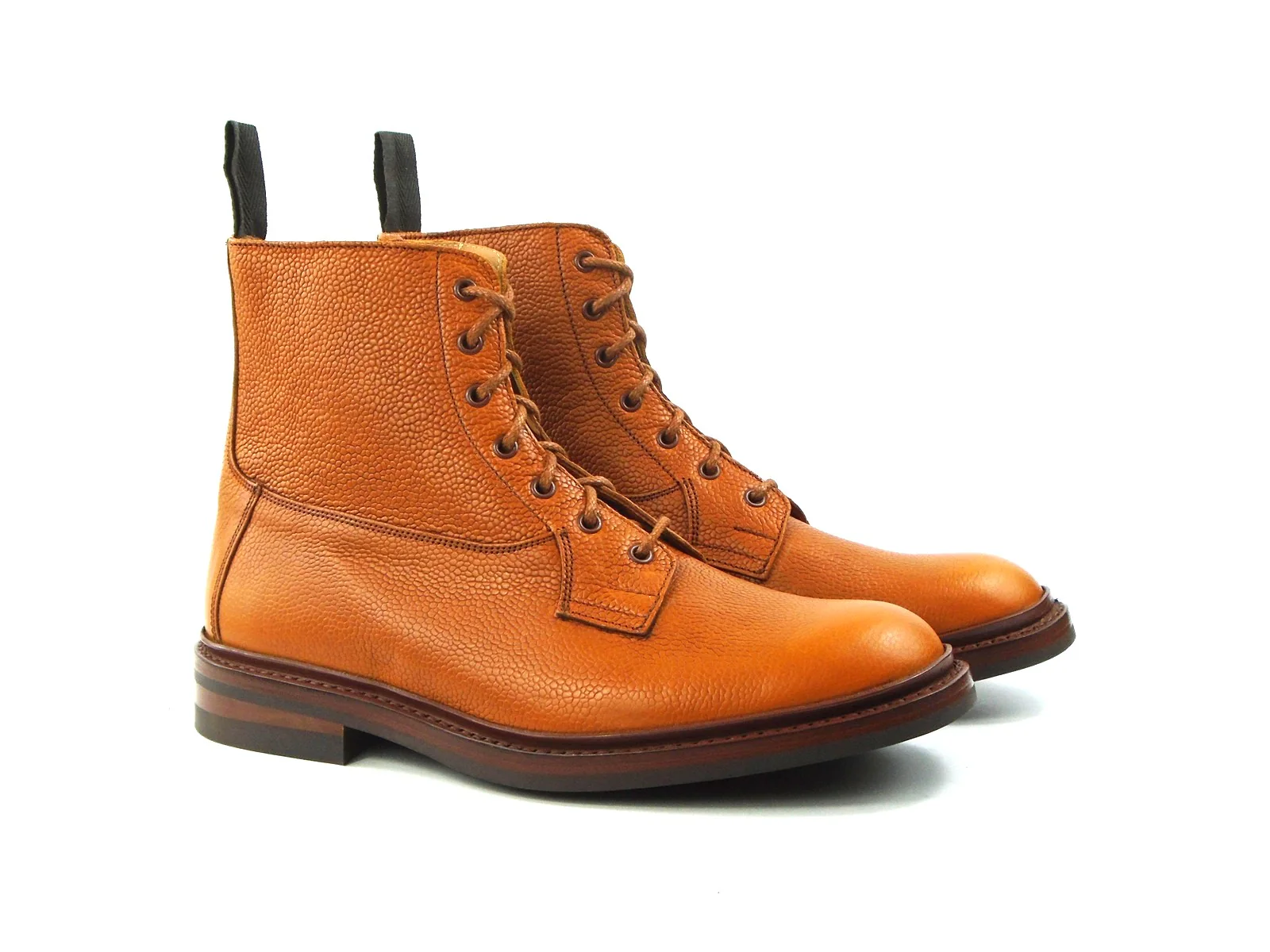 Burford Derby Super Boots - Acorn Olivvia Scotch Grain - Image 3