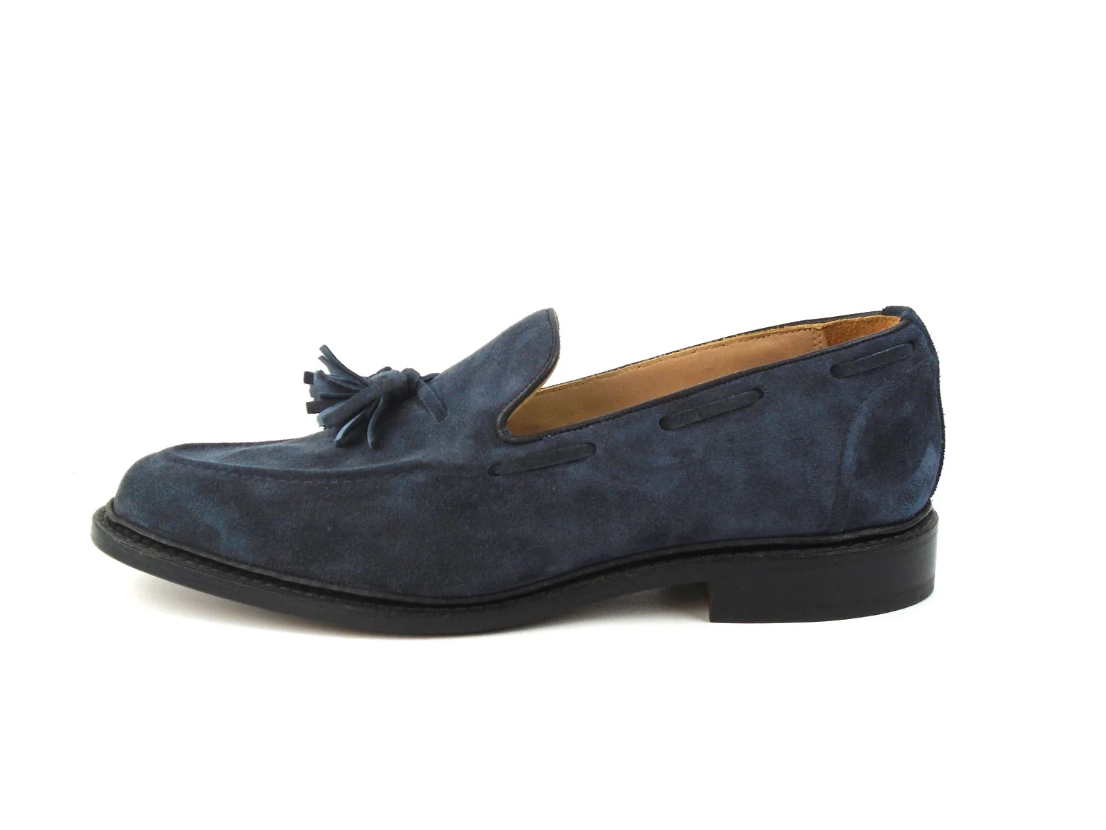 Elton Tassel Loafer - Denim Castorino Suede - Image 3