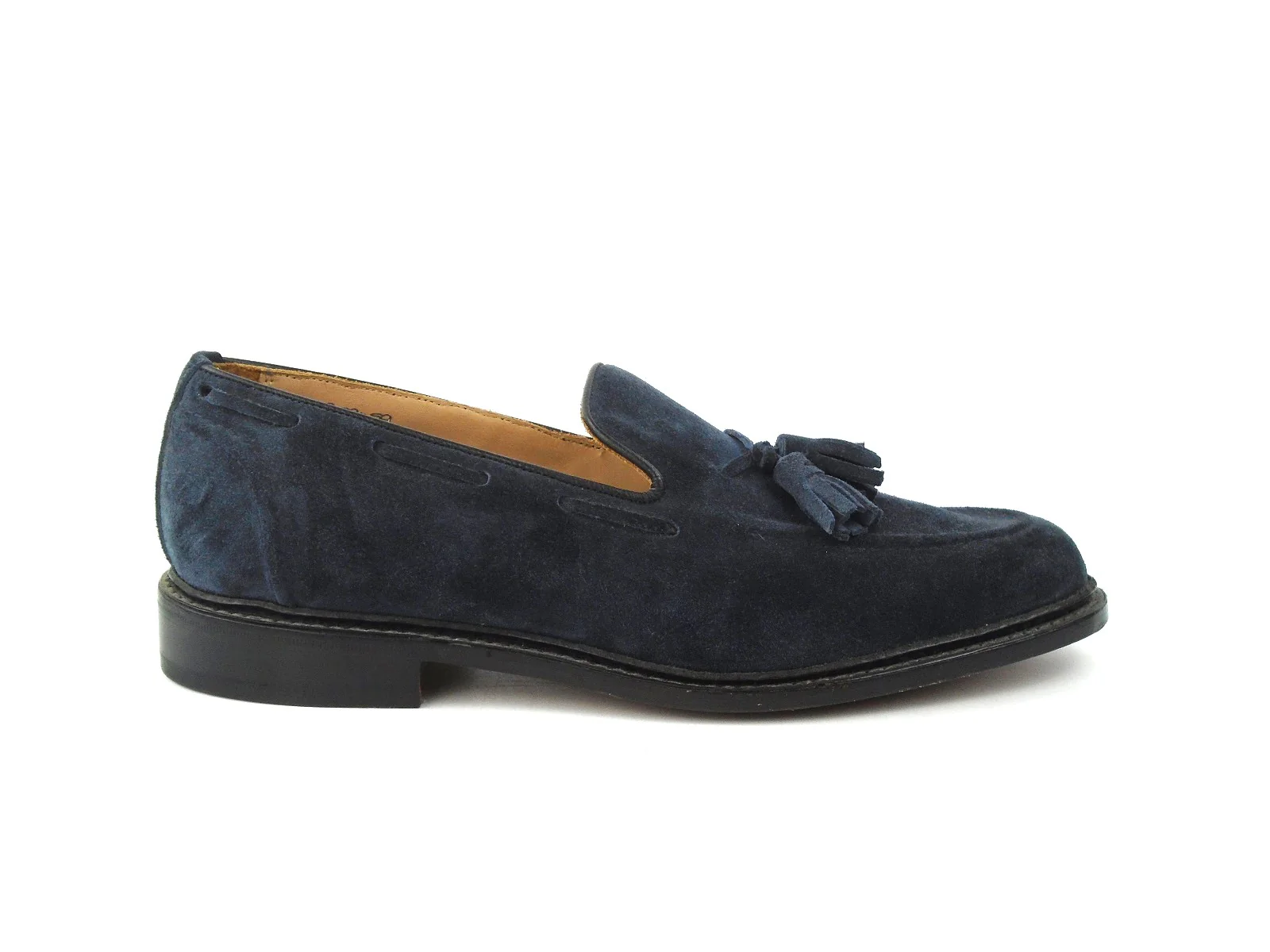 Elton Tassel Loafer - Denim Castorino Suede - Image 4