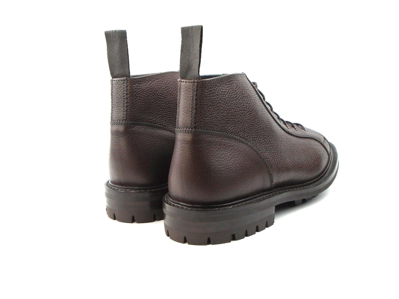 Ethan Monkey Boot - Dark Brown Olivvia Scotch Grain - Image 3