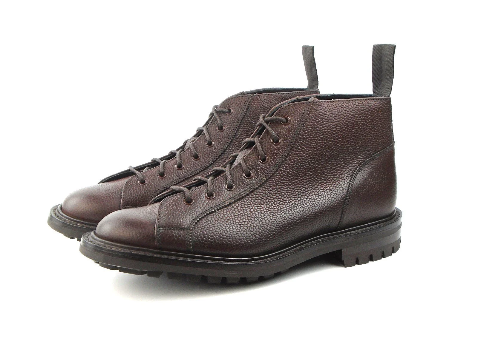 Ethan Monkey Boot - Dark Brown Olivvia Scotch Grain - Image 4