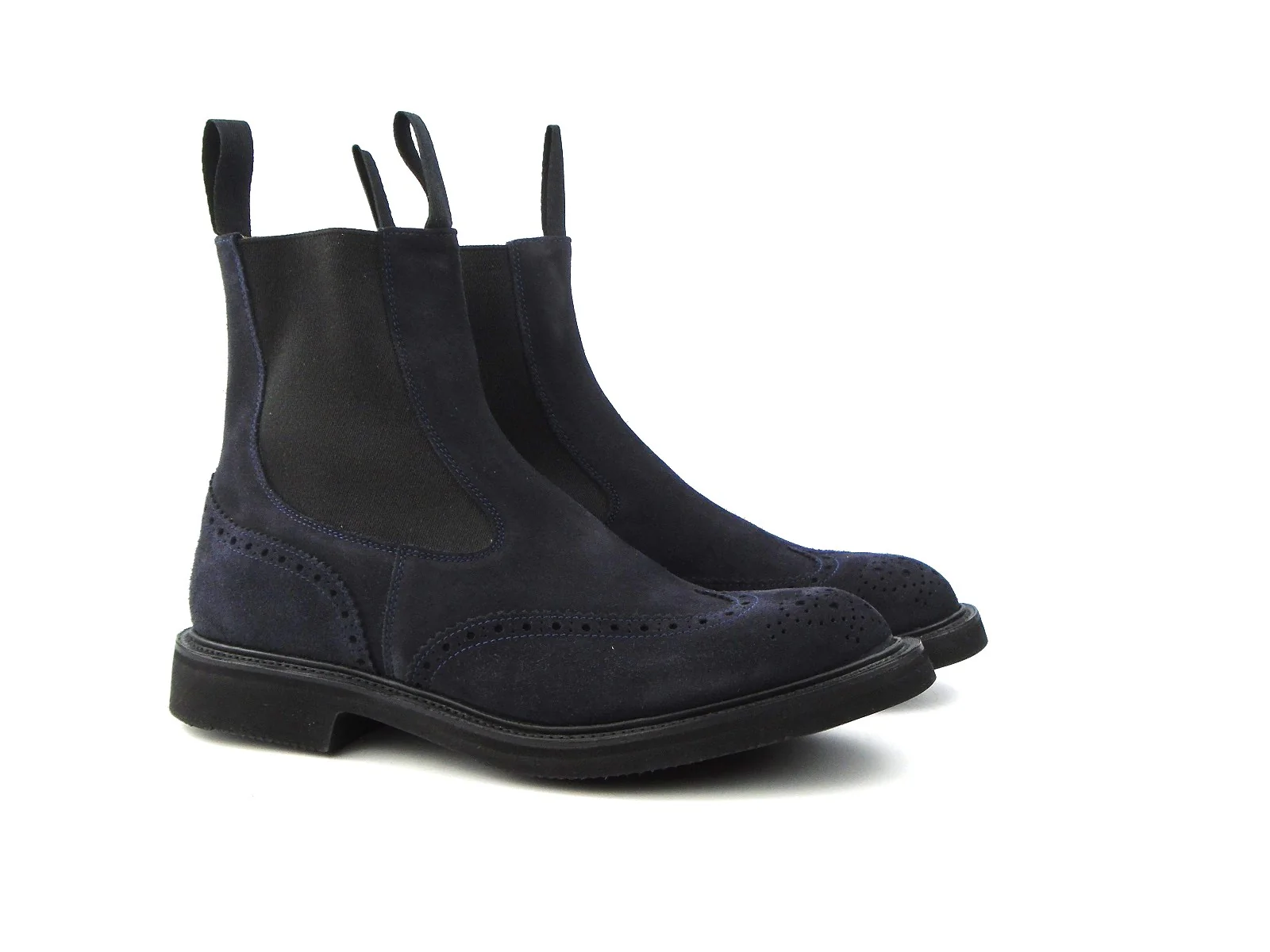 Henry Country Dealer Boot - Navy Ox Reversed Suede - Image 3