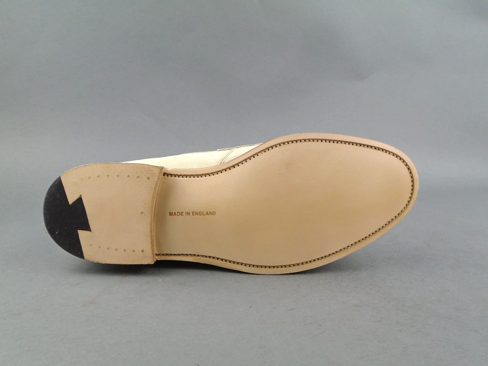 Jermyn Street Penny Loafer - Oatmeal Suede - Image 4