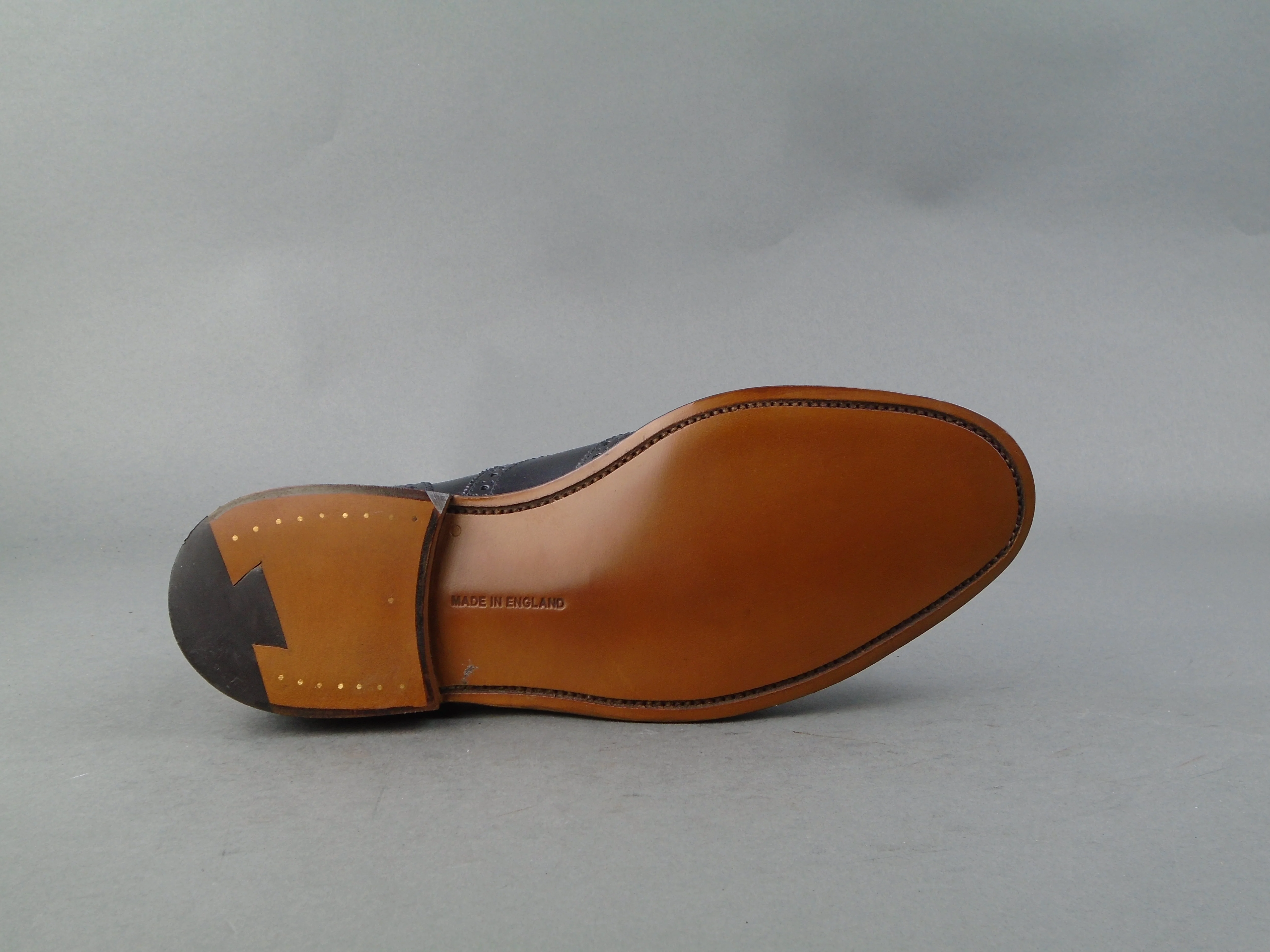 Ladies Black Full Brogues - Image 4