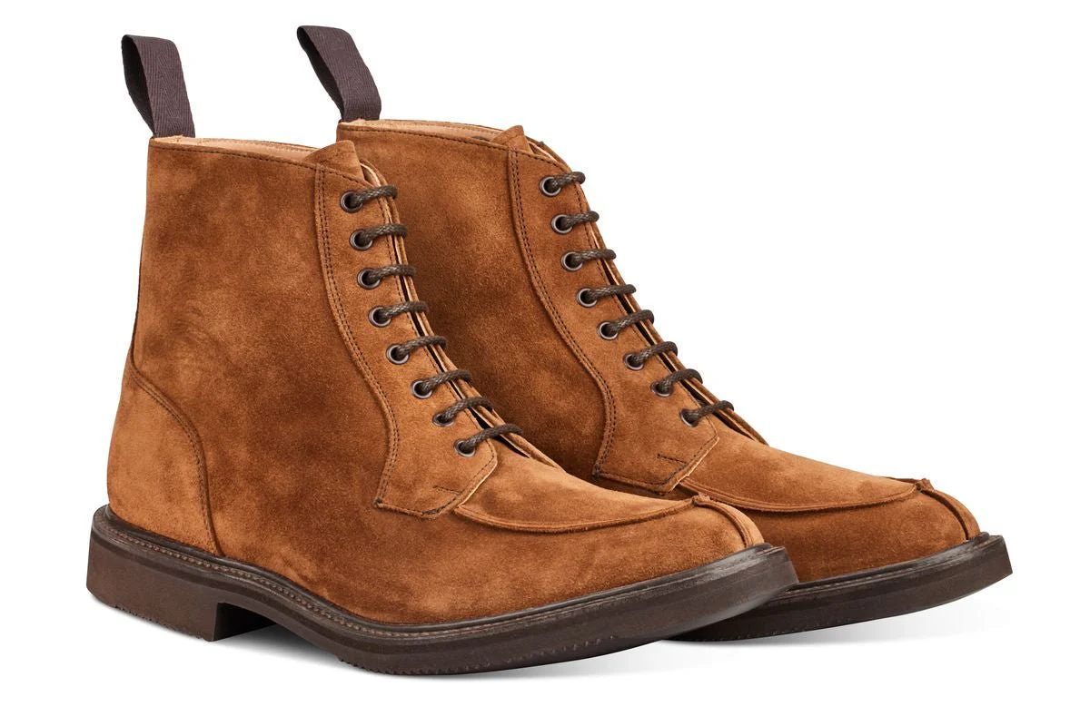 Lawrence Apron Front Derby Boot - Cubana Suede - Image 3