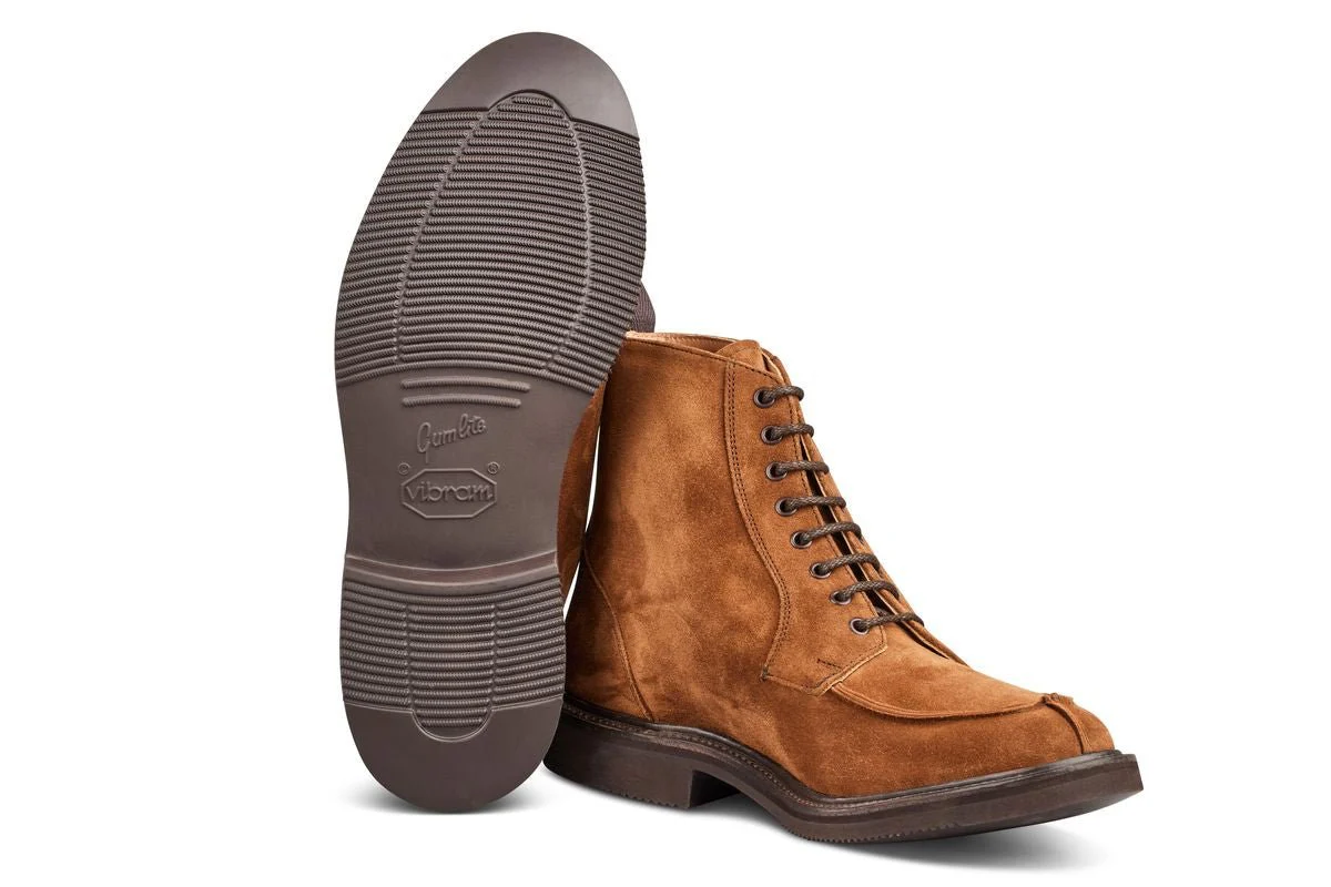 Lawrence Apron Front Derby Boot - Cubana Suede - Image 5
