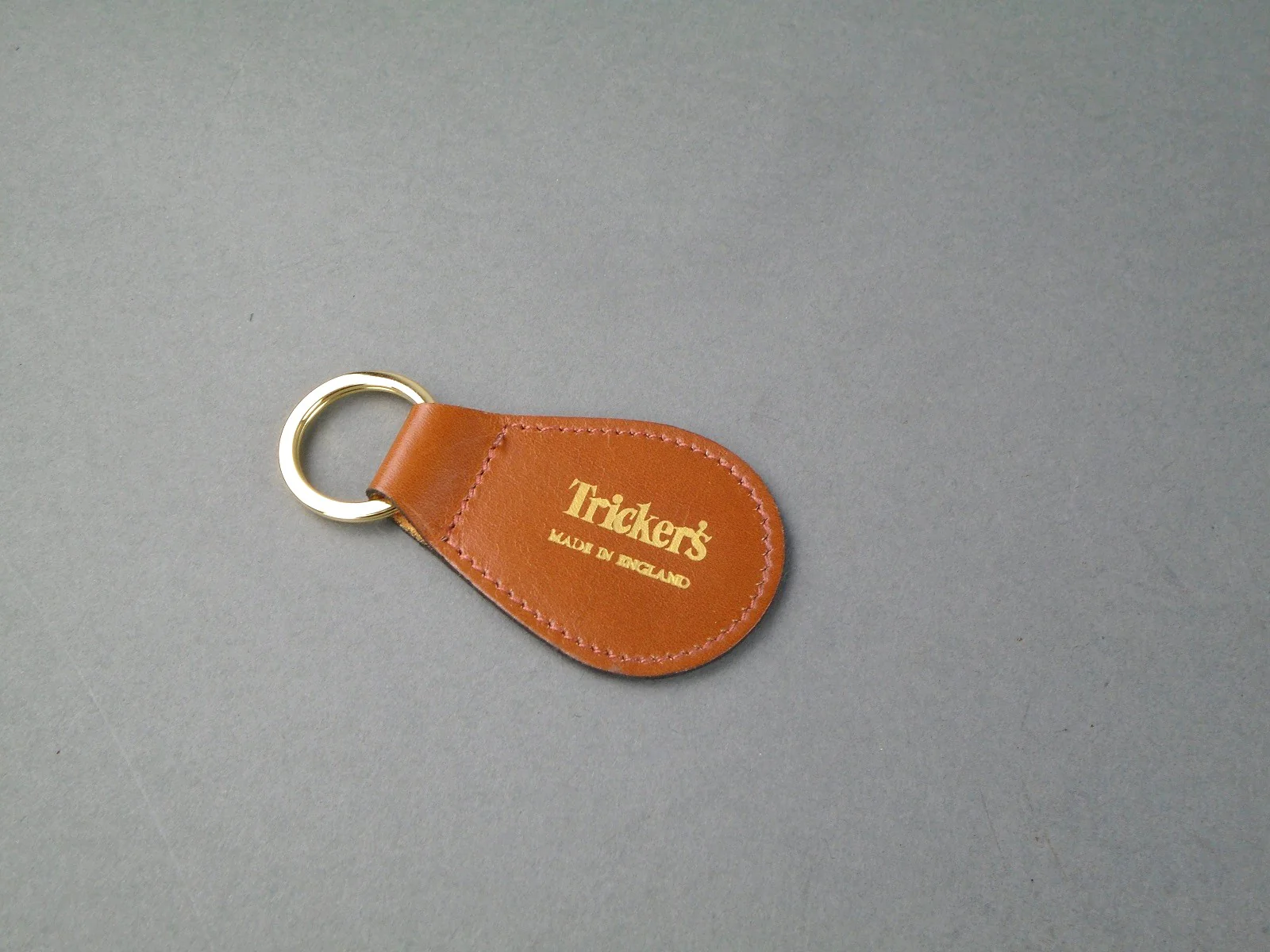 Leather Key Ring - Teardrop - Image 3