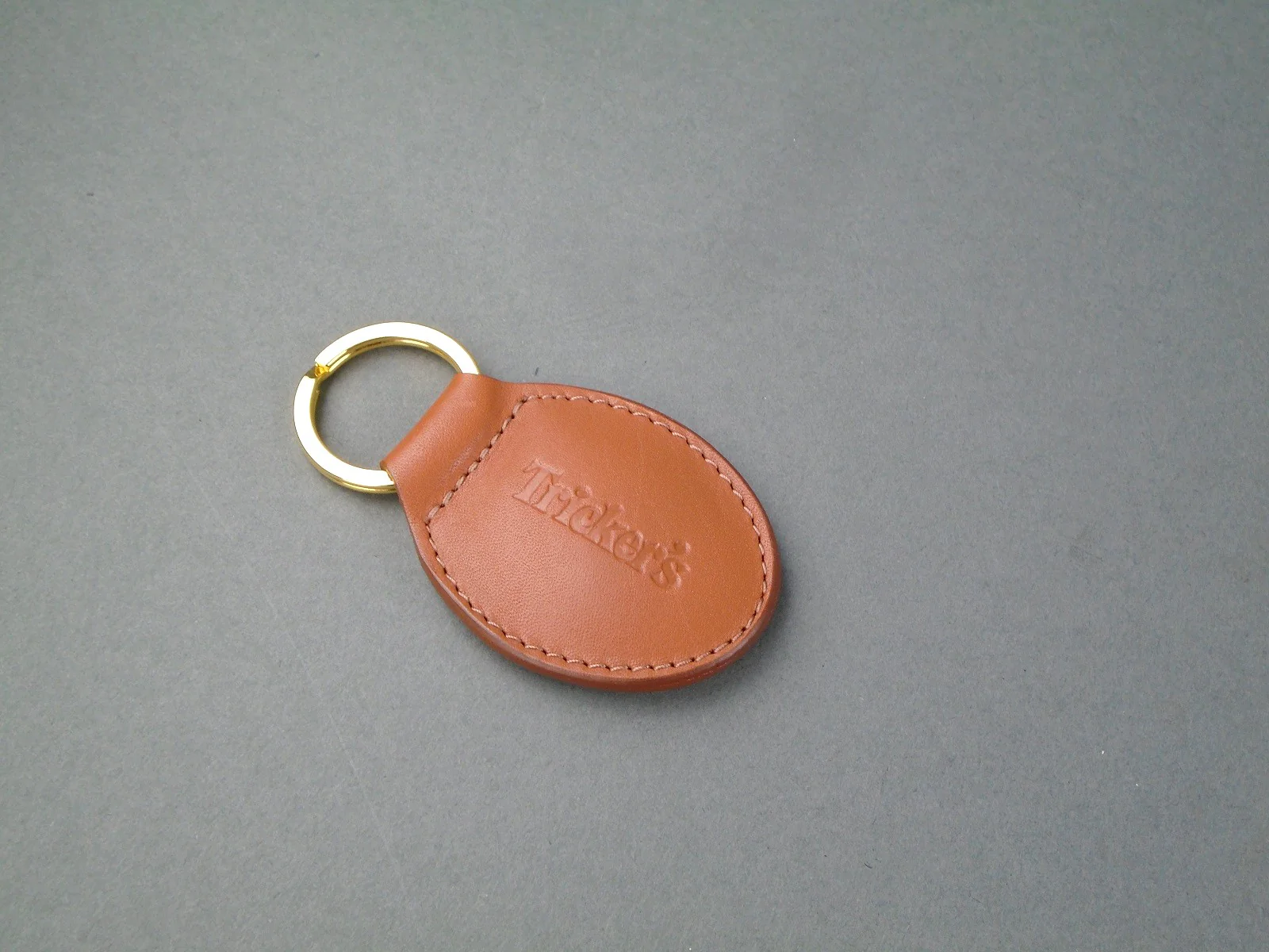 Leather Key Ring - Teardrop (style 12) - Image 3