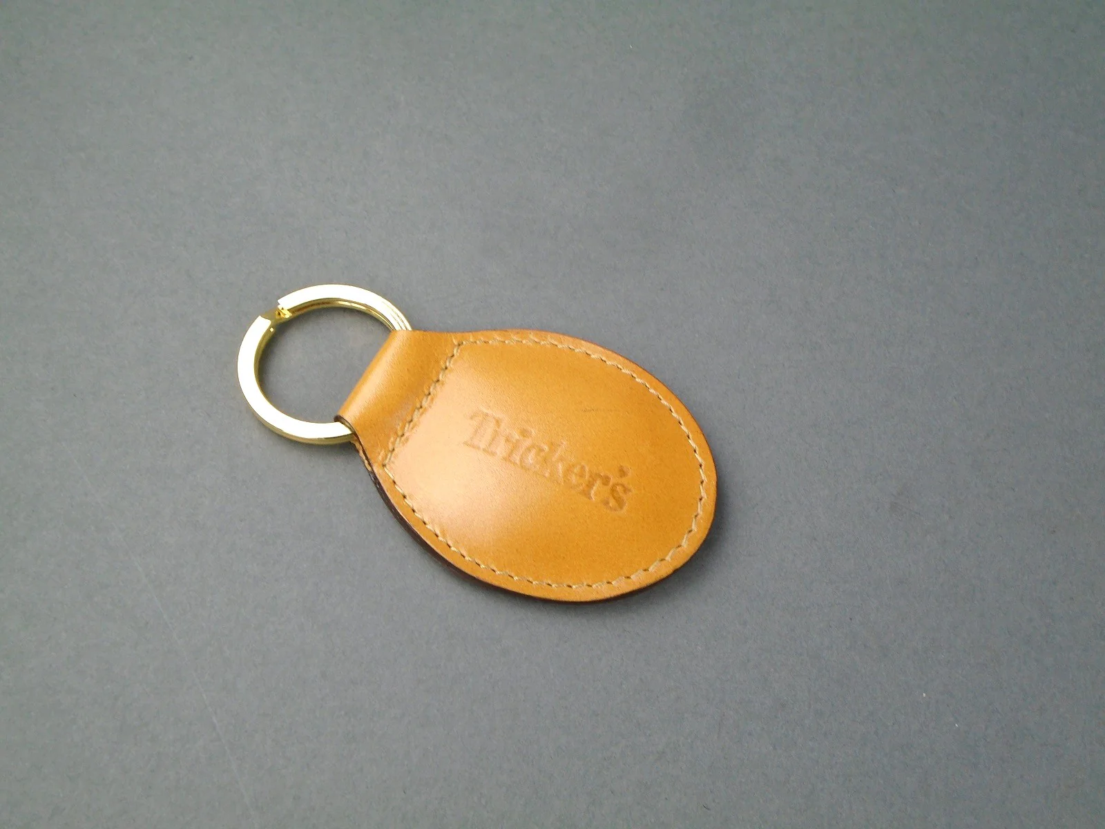 Leather Key Ring - Teardrop (style 12) - Image 4