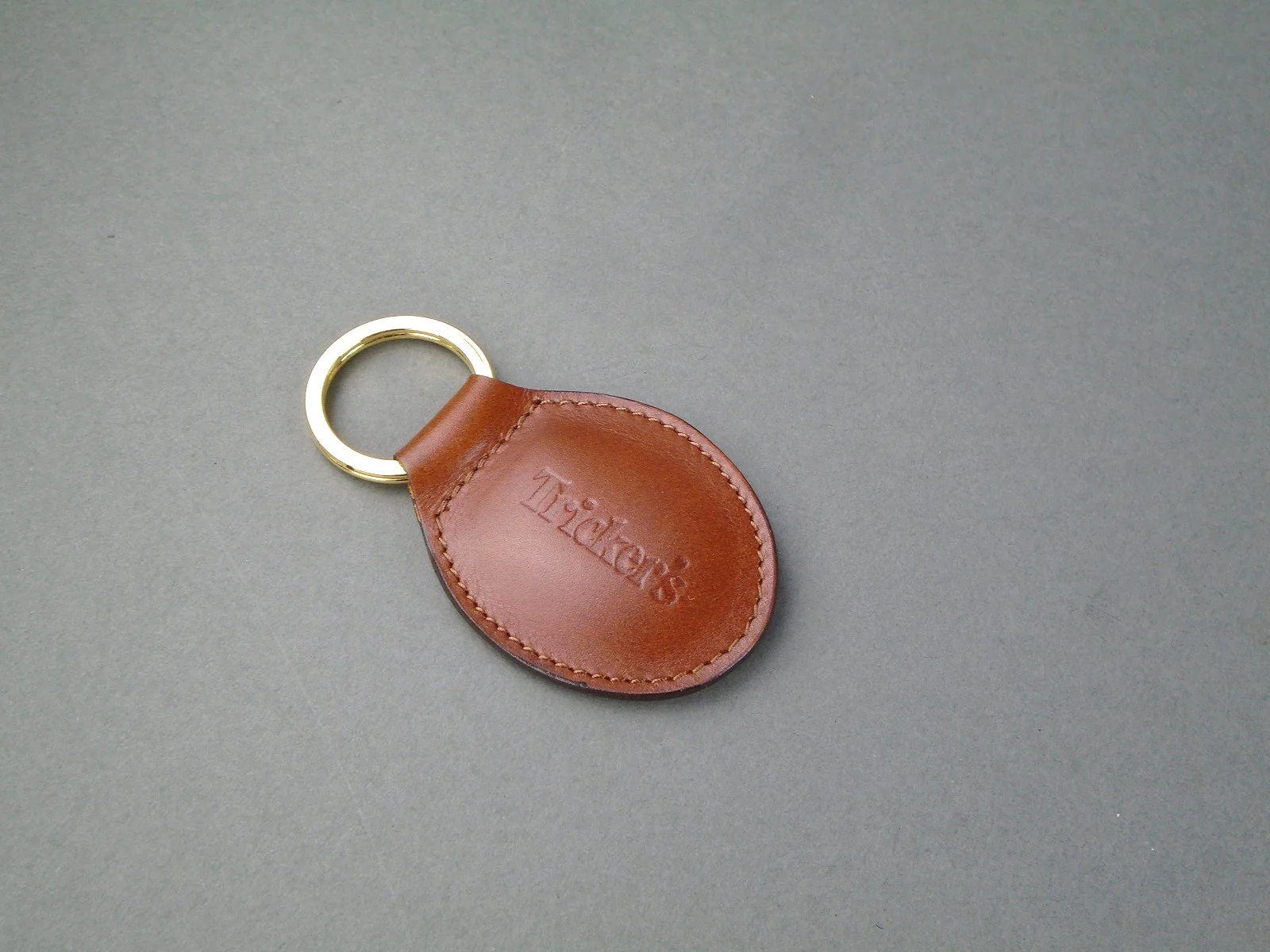 Leather Key Ring - Teardrop (style 12) - Image 5