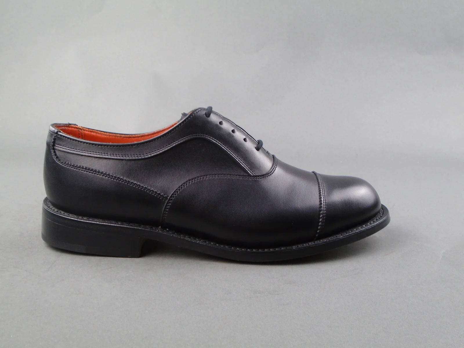 Natalie Black Toe Cap Oxfords 6 Fitting - Image 3